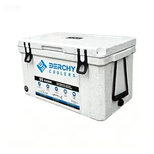 Rotomolded Coolers Durable Beer Beverage Food Plastic Ice Cooling Box Beer Square Ice Chest Box thumbnail-1