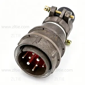 2PM-30 Series 8Pin Male Straight Cable Plug Unshielded – 2РМДТ30КПН8Ш7В1В 2PM30J8QB2 thumbnail-1