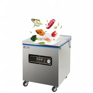 Semi-automatic Vacuum Sealing Machine for Foods Chicken Duck Vegetables Meat Pork Packaging Machine thumbnail-4