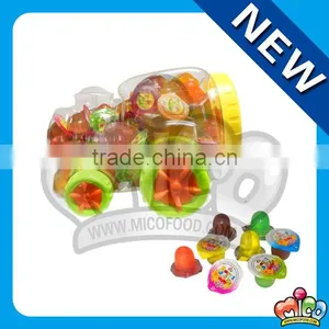 Mini Fruit Jelly Cup in Train Jar thumbnail-1