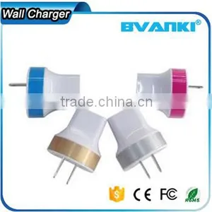 2016 Hot New Arrivals Top Quality CE Approved Wholesale EU/US/UK/AU Plug 5V 2.1A Dual USB Travel Wall Charger With High Quality thumbnail-1