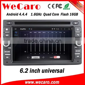 Wecaro 6.2" WC-2U6008 Android 4.4.4 Car Multimedia System Double Din Gps Navigation System Audio System GPS thumbnail-1