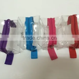 PVC Ziplock Bag Plastic Gift Packing Pouch PVC Material Bags With Zipper thumbnail-5