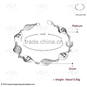 2015 New Fashion White Dubai 18K Gold Jewelry Bracelet thumbnail-3