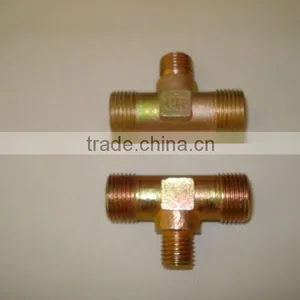 Carbon Steel Hydraulic Fittings/swivel Tee Adapters thumbnail-1