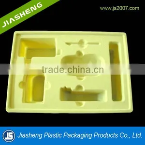 Yellow PS Flocking Tray For Golf thumbnail-1