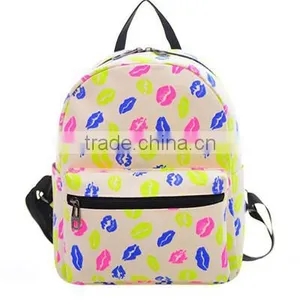 High School Students Backpack Canvas Printing Girls Shoulder Bag Manufacture thumbnail-6