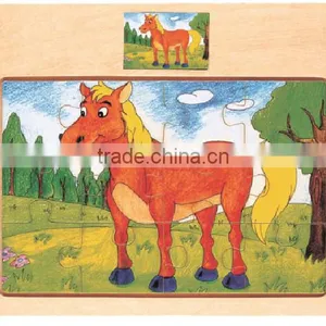 China Product Price List Silk Screen Printing Wooden Bear Children's Slide in Bedroom Design 2d Jigsaw Puzzle Games thumbnail-3