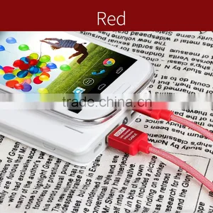 GOLF Micro Metal Silk Screen Cable for Android Mobile Phone 2.1A Durable Aluminum Charge and Data Cable for Android Device thumbnail-6