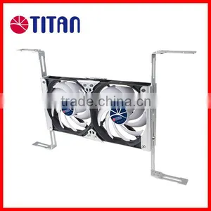 Portable Camping Car Aluminum Rack 12V 90mm Air Cooling Ventilation Fan thumbnail-4