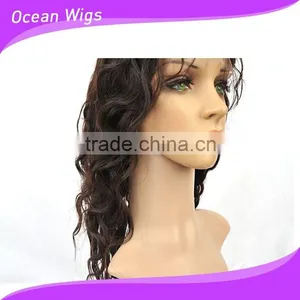 Human Hair Lace Wig, Body Wave, 16", Natural Color thumbnail-4