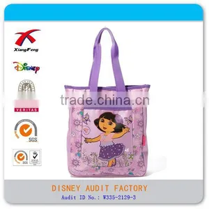 Designer School Handbag White Princess Child Girls Tote Bag thumbnail-3