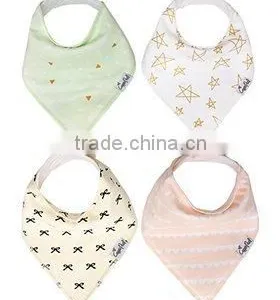 Creative Design Printed 100% Cotton Baby Bib thumbnail-1
