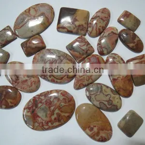 Crazy Lace Agate Gemstone Cabochons thumbnail-1