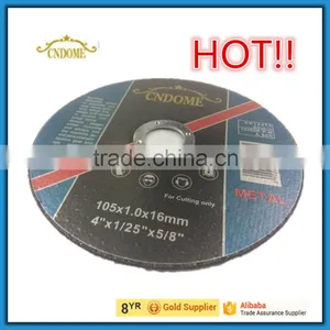 105*1*16mm High Quality Cutting Disc With Double Nets for Metal and Inox thumbnail-1