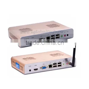 Cheapest Fanless Mini PC Intel Atom N270 Mini Desktop PV 12V With Linux OS thumbnail-2