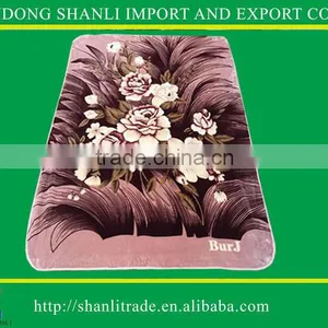 1Ply Printed Raschel Blanket/Korean Mink Blanket thumbnail-3