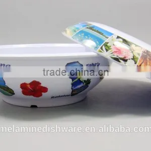 Chinese Style Melamine Ramen Bowl Soup Tureen With Decal thumbnail-1