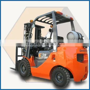 Made in China 2 Ton LP Gas Engine Forklift Trucks for Sale With Chinese Gasoline Engine thumbnail-2