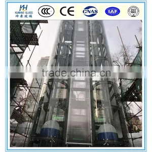 12-19mm Glass Elevator Curved Tempered Glass Glass for Sightseeing Elevator thumbnail-3