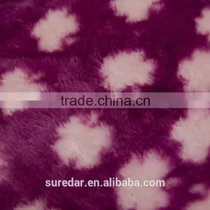 Super Soft Printing Polyester Plush Mink Blanket Queen Size thumbnail-2