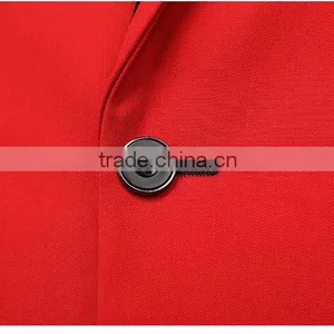 2016 Latest Design Slim Fit Mens Suit Red Weeding Suit for Men thumbnail-2