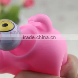 Soft Pvc Vinyl Eyes Pop Out Toys ,vinyl Pig Pop Eye Toy thumbnail-3