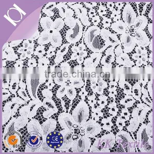 2014 New Fashion High Quality 67% Cotton19% Nylon 14% Rayon Lace Fabric Mesh Lace Fabric thumbnail-2