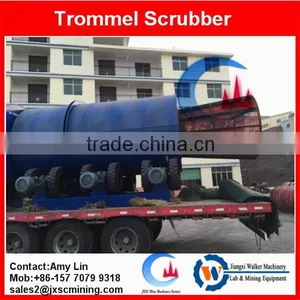Drum Washing Machine Gold Trommel Scrubber for Alluvial Gold Recovery thumbnail-1