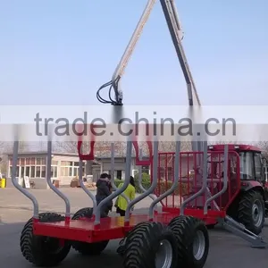 ZM Series Log Trailer Crane ZM12006,Timber Trailer With Crane,Tractor Mounted Model((1 Ton,3 Ton,5 Ton,8 Ton,10ton,12 Ton) ) thumbnail-1