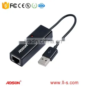 USB 2.0 Hub to RJ45 Gigabit Ethernet Adapter for Tablet thumbnail-1