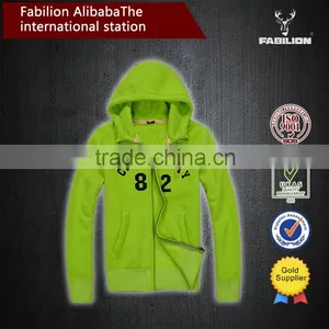 Slim New Winter Washed Cotton Cashmere European Style for Custom Zip Hoodie thumbnail-2