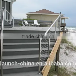 Balcony Inox Handrail Fittings Railing Stainless Steel Cable thumbnail-2