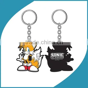 2015 Lovely Animal Pose Custom 3D Rubber Keychain thumbnail-1