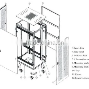19'' Network Cabinet pc Cabinet thumbnail-5