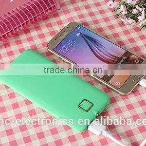 Real 10000mAh Ultra Slim Soft Handle Personalize Logo Printing Led Flash Light Power Bank Charger thumbnail-6