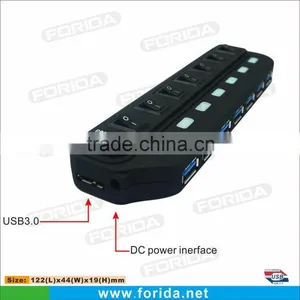 High Speed Usb 3.0 HUB 7 Ports Hub Usb Superspeed Usb 3.0 thumbnail-1