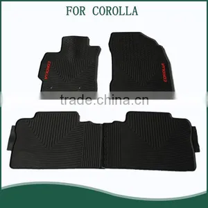 Full Set Position Branded Logo Design Auto Car Floor Mats For TOYOTA COROLLA thumbnail-2