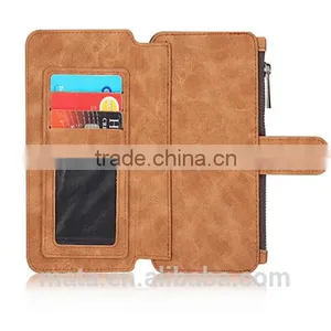 Zipper Wallet Design PU Leather Cover Case For Samsung thumbnail-3