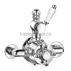 Antique Style Thermostatic Exposed Shower Diverter Valve thumbnail-1