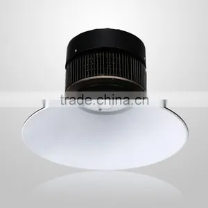 Black Aluminum Industrial 100w High Bay LED Fixture for Supermarket and Retail thumbnail-1
