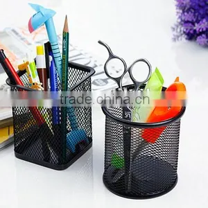 Round or Square Metal Mesh Pen Holder or Stand thumbnail-2