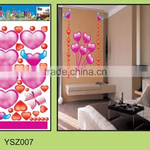 Beautiful Printing&quality Home Decoration 3D Pvc Vinyl Wall Sticker thumbnail-1