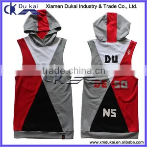 Men's Blank Sleeveless Hoodie thumbnail-1