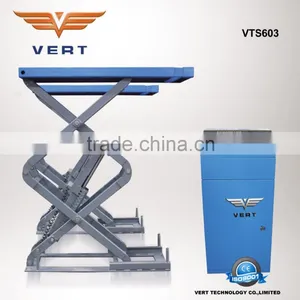 In Ground Mounted Full Rise Scissor Lift Vehicle Equipment With CE Certificate VTS603 thumbnail-1