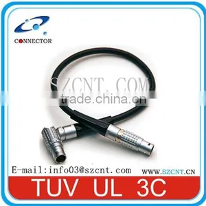 Metal Bend 90 Degree 7pins Connector Plug and Socket With Cable thumbnail-1
