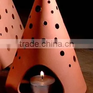 Clay Cone Lantern thumbnail-1