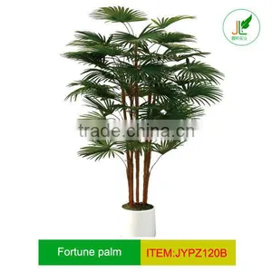 Artifiicial Fortune Palm Tree in Group Planted in Plastic Pot thumbnail-1