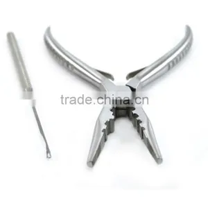 Hair Extensions Dual Slot Nose Plier With Latch Hook Kit thumbnail-6