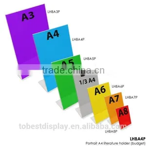 Best Sale Customize Acrylic Menu Holder thumbnail-3